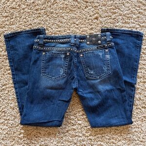 Miss Me Dark Blue Boot Cut Jeans Women’s 30x33